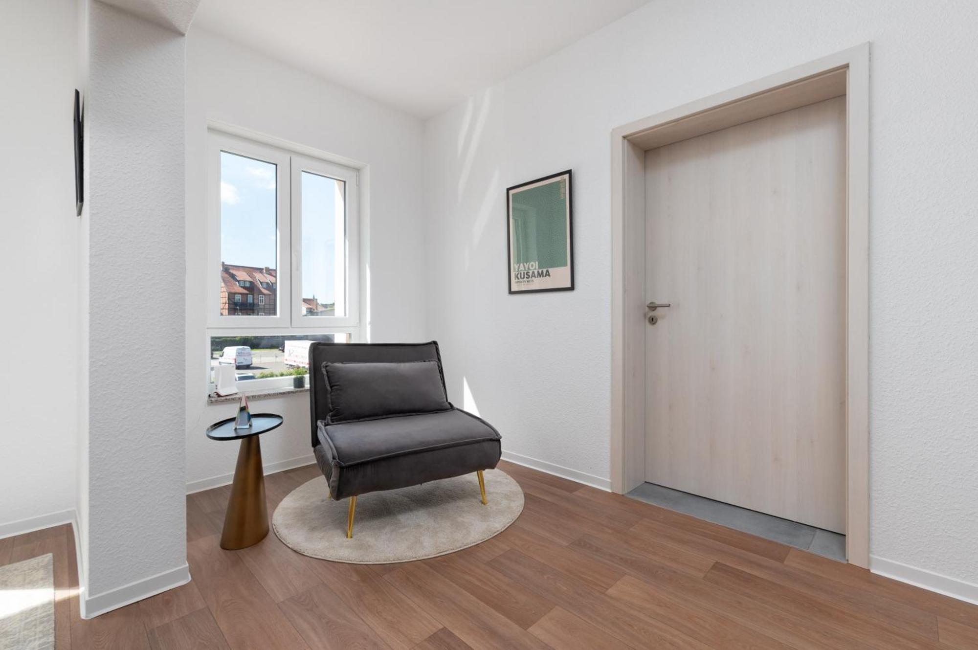 Design-Wohnung, Altstadt, Parkplatz, Netflix Quedlinburg Exterior foto